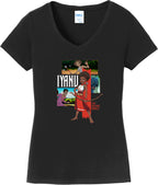 Light Overcomes Darkness Women's Cotton V-Neck Tee