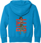 Biyi Hero Pose Youth Fleece Pullover Hoodie