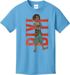 Biyi Hero Pose Youth 100% Cotton Tee
