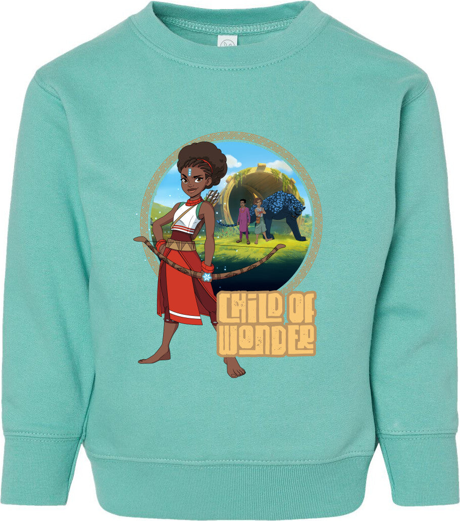 Iyanu Child of Wonder Toddler Fleece Crewneck Sweatshirt