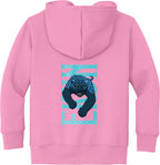 Ekun Hero Pose Toddler Fleece Full-Zip Hoodie