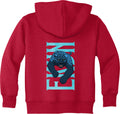 Ekun Hero Pose Toddler Fleece Pullover Hoodie
