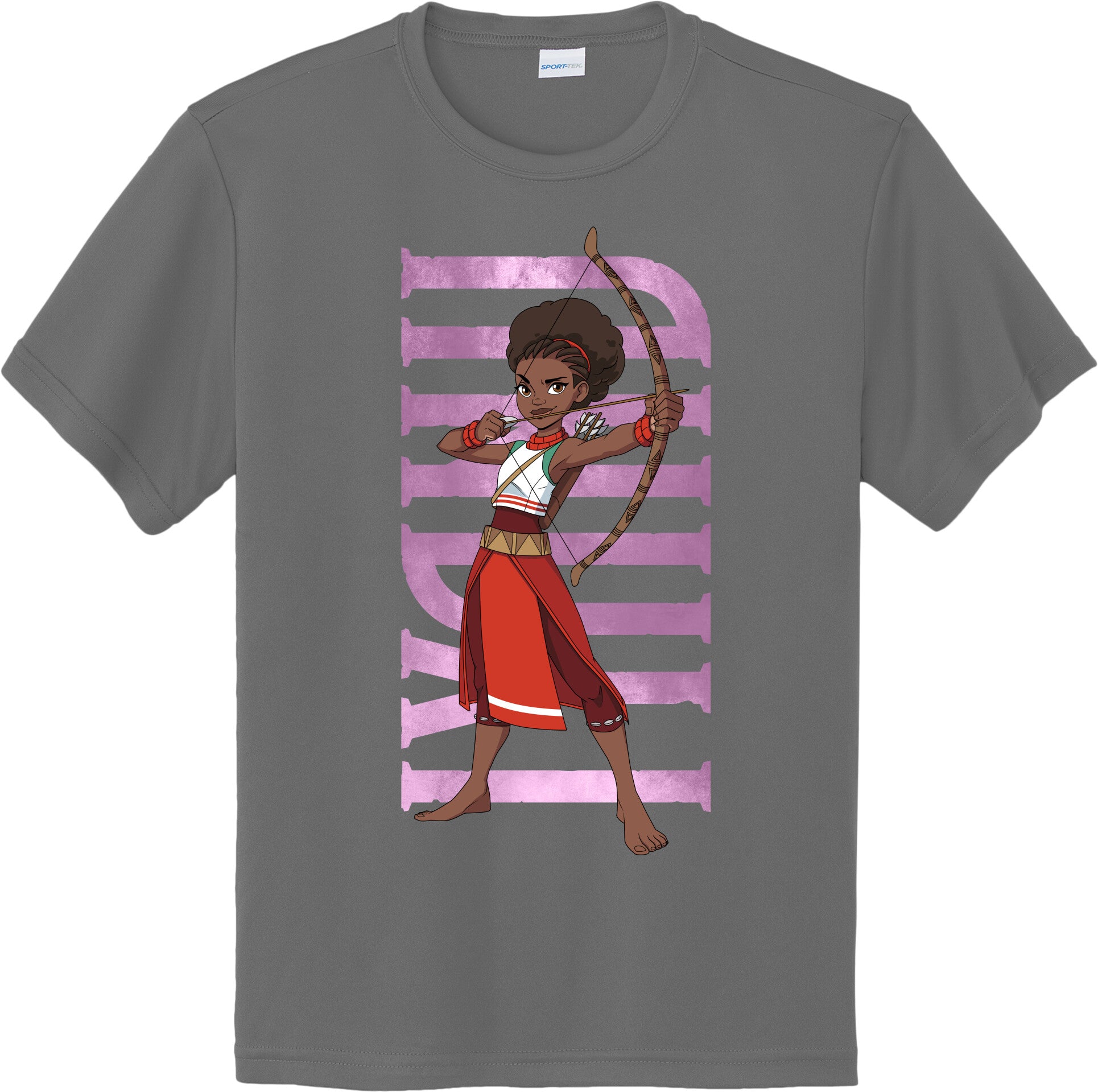 Iyanu Hero Pose Youth Performance Moisture WickingTee