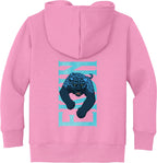 Ekun Hero Pose  Toddler Fleece Full-Zip Hoodie