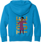 Toye Hero Pose Youth Fleece Pullover Hoodie