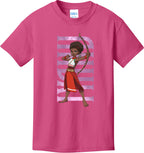 Iyanu Hero Pose Youth 100% Cotton Tee