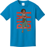Biyi Hero Pose Youth 100% Cotton Tee