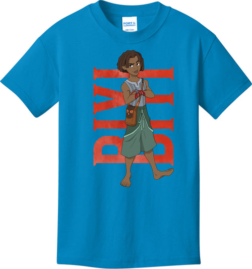 Biyi Hero Pose Youth 100% Cotton Tee