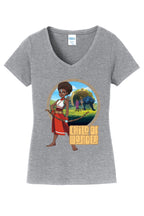 Iyanu Child of Wonder Women's Cotton V-Neck Tee