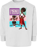 Iyanu (Tiles) Toddler Fine Jersey Long Sleeve Tee
