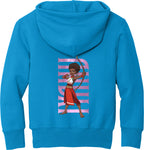 Iyanu Hero Pose Youth Fleece Pullover Hoodie