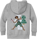 Don't Mess With Team Chosen Toddler Fleece Full-Zip Hoodie