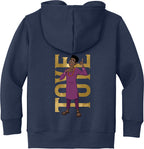 Toye Hero Pose Toddler Fleece Full-Zip Hoodie