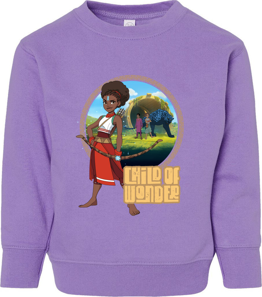 Iyanu Child of Wonder Toddler Fleece Crewneck Sweatshirt
