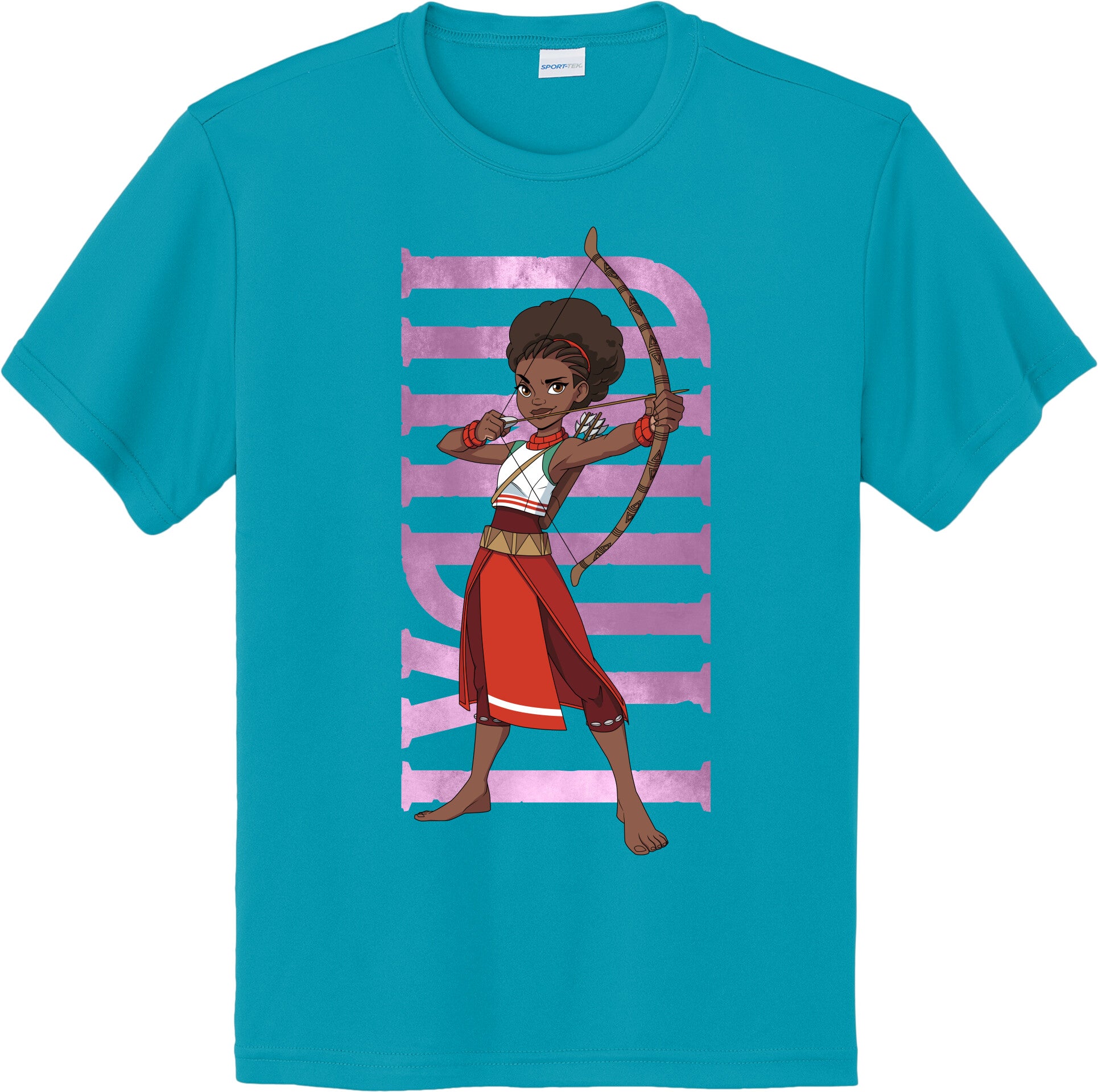 Iyanu Hero Pose Youth Performance Moisture WickingTee