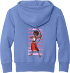Iyanu Hero Pose Youth Fleece Pullover Hoodie