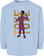 Toye Hero Pose Toddler Fine Jersey Long Sleeve Tee