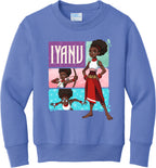 Iyanu (Tiles) Youth Fleece Crewneck