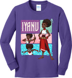 Iyanu (Tiles) Youth Long Sleeve Cotton Tee