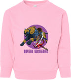 Iyanu & Ekun Divine Wonders Toddler Fleece Crewneck