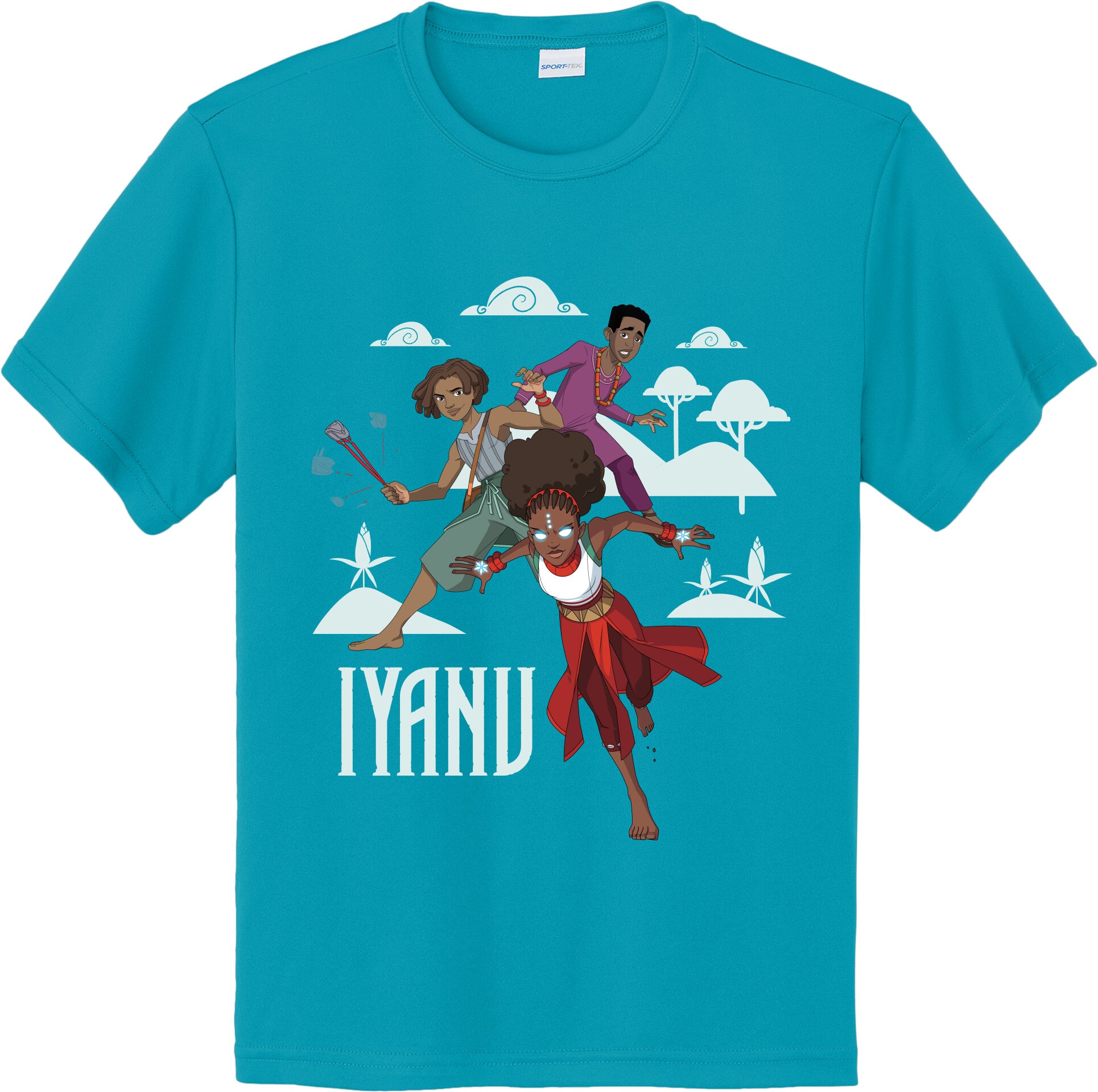 Team Chosen in Action Youth Performance Moisture Wicking Tee