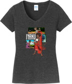 Light Overcomes Darkness Women's Cotton V-Neck Tee