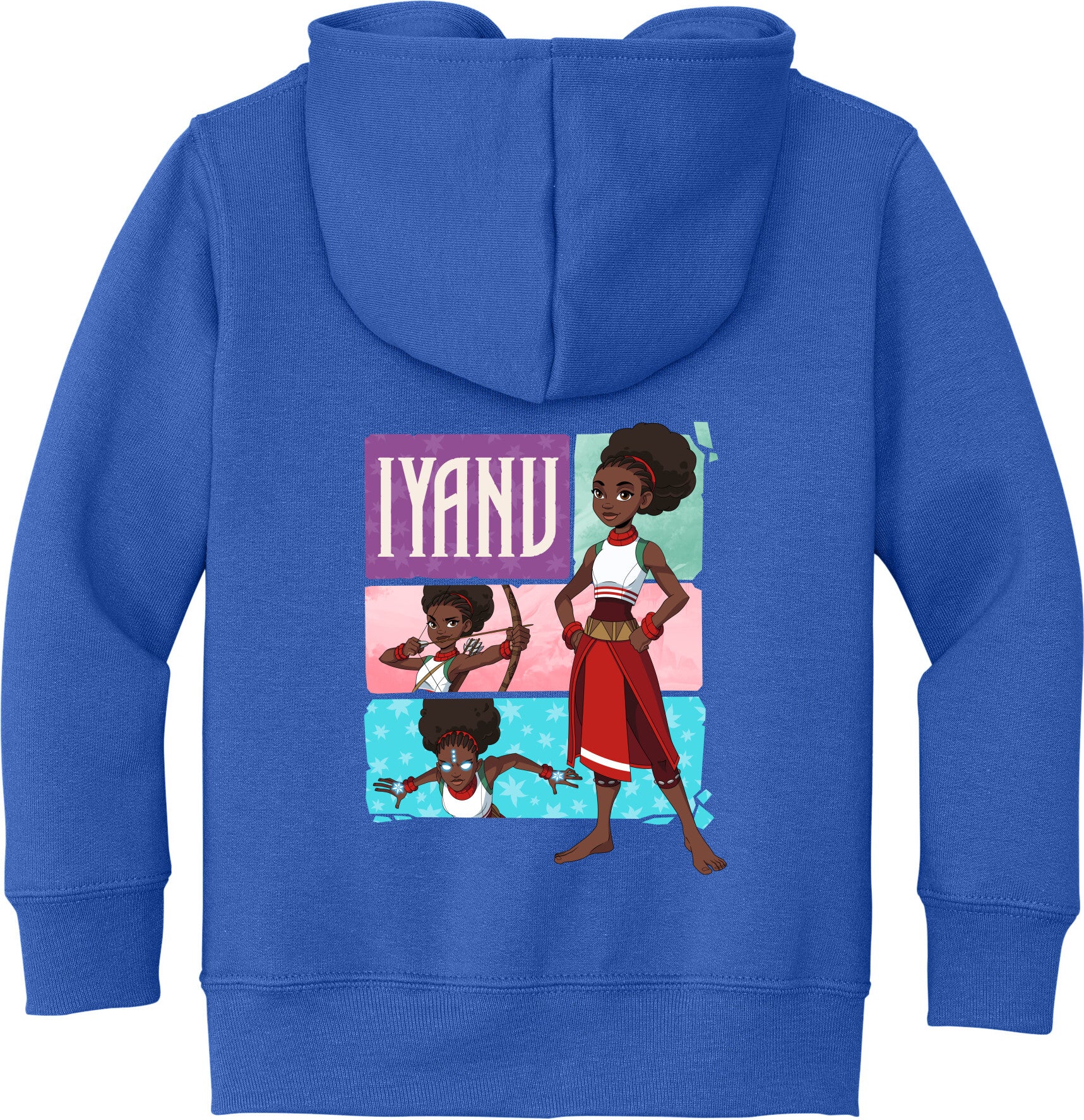 Iyanu (Tiles) Toddler Fleece Full-Zip Hoodie