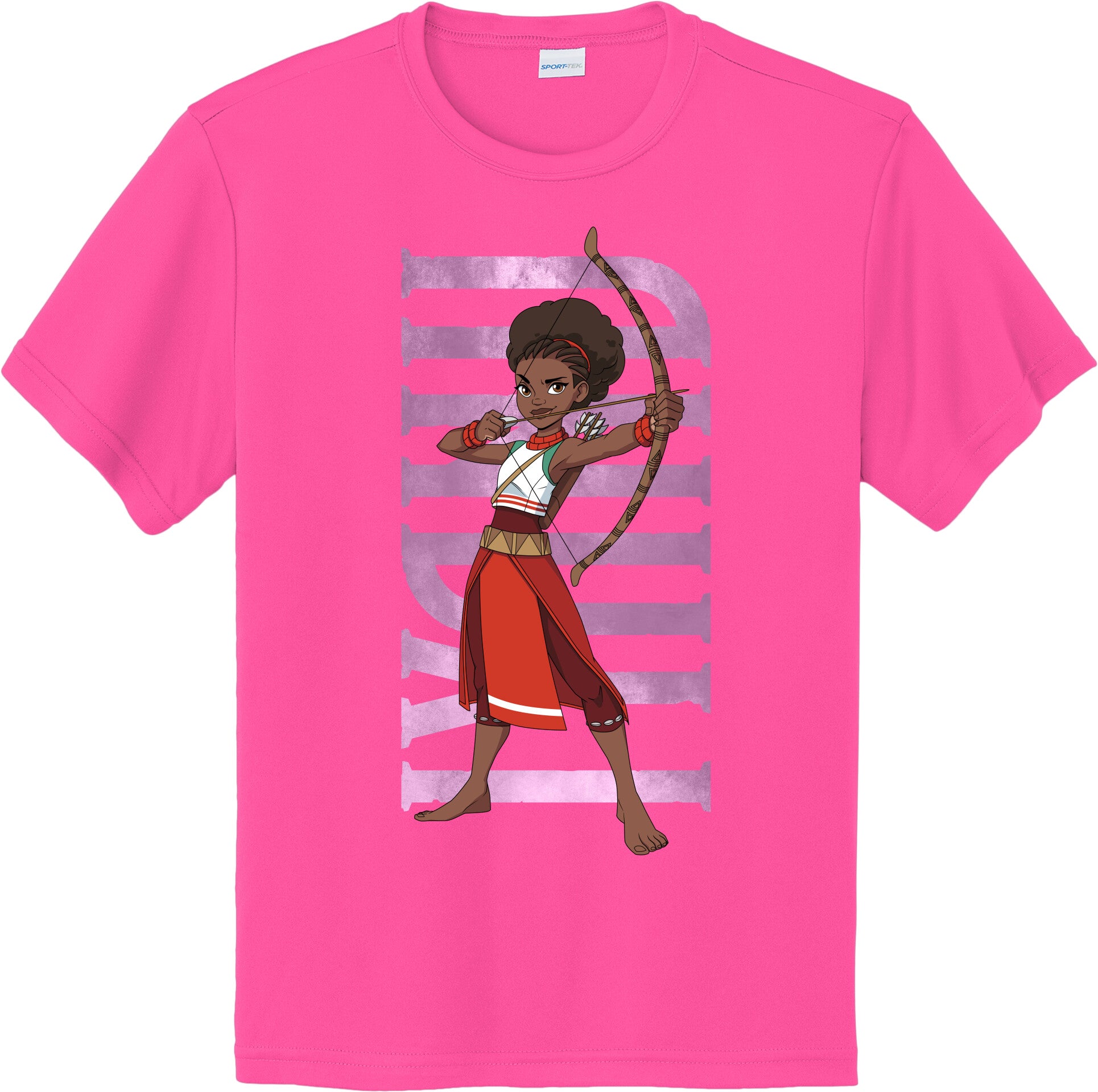 Iyanu Hero Pose Youth Performance Moisture WickingTee
