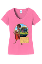 Iyanu Child of Wonder Women's Cotton V-Neck Tee