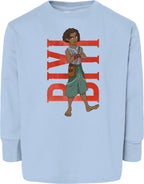Biyi Hero Pose Toddler Fine Jersey Long Sleeve Tee