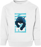Ekun Hero Pose Toddler Fleece Crewneck