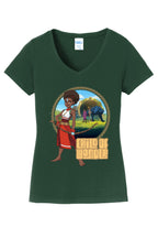 Iyanu Child of Wonder Women's Cotton V-Neck Tee