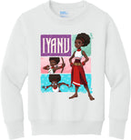 Iyanu (Tiles) Youth Fleece Crewneck