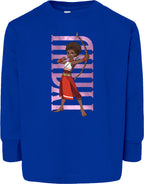 Iyanu Hero Pose Toddler Fine Jersey Long Sleeve Tee