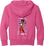 Iyanu Hero Pose Youth Fleece Pullover Hoodie