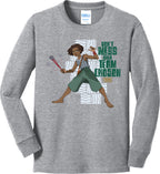 Don't Mess With Team Chosen Youth Long Sleeve Cotton Tee