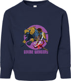 Iyanu & Ekun Divine Wonders Toddler Fleece Crewneck