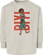 Biyi Hero Pose Toddler Fine Jersey Long Sleeve Tee