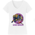 Iyanu & Ekun Divine Wonders Women's Cotton V-Neck Tee