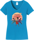 Team Chosen Tree of Freedom Women's Cotton V-Neck Tee