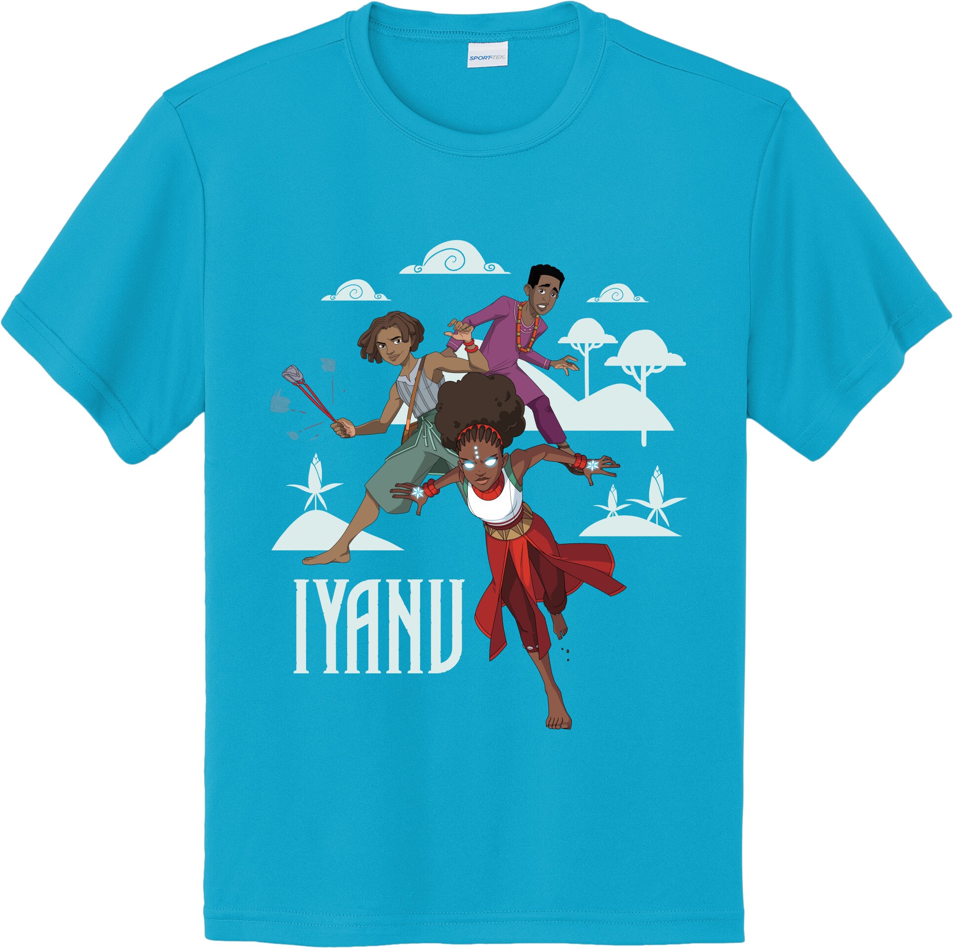 Team Chosen in Action Youth Performance Moisture Wicking Tee