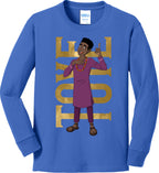 Toye Hero Pose Youth Long Sleeve Cotton Tee