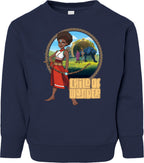 Iyanu Child of Wonder  Toddler Fleece Crewneck Sweatshirt