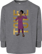 Toye Hero Pose Toddler Fine Jersey Long Sleeve Tee
