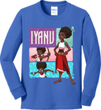 Iyanu (Tiles) Youth Long Sleeve Cotton Tee