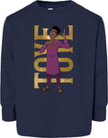 Toye Hero Pose Toddler Fine Jersey Long Sleeve Tee