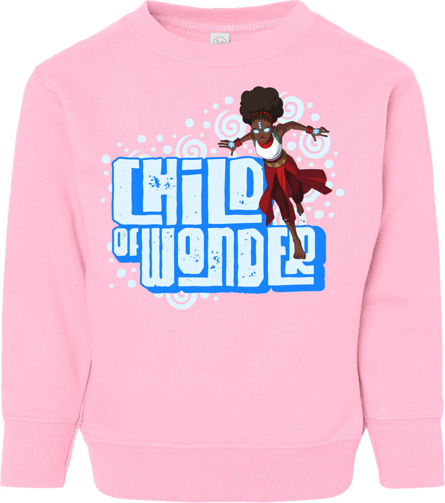 Iyanu Divine Powers Toddler Fleece Crewneck Sweatshirt