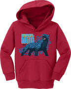 Ekun Wisdom of the Wild Toddler Fleece Pullover Hoodie