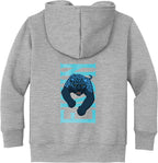 Ekun Hero Pose Toddler Fleece Full-Zip Hoodie