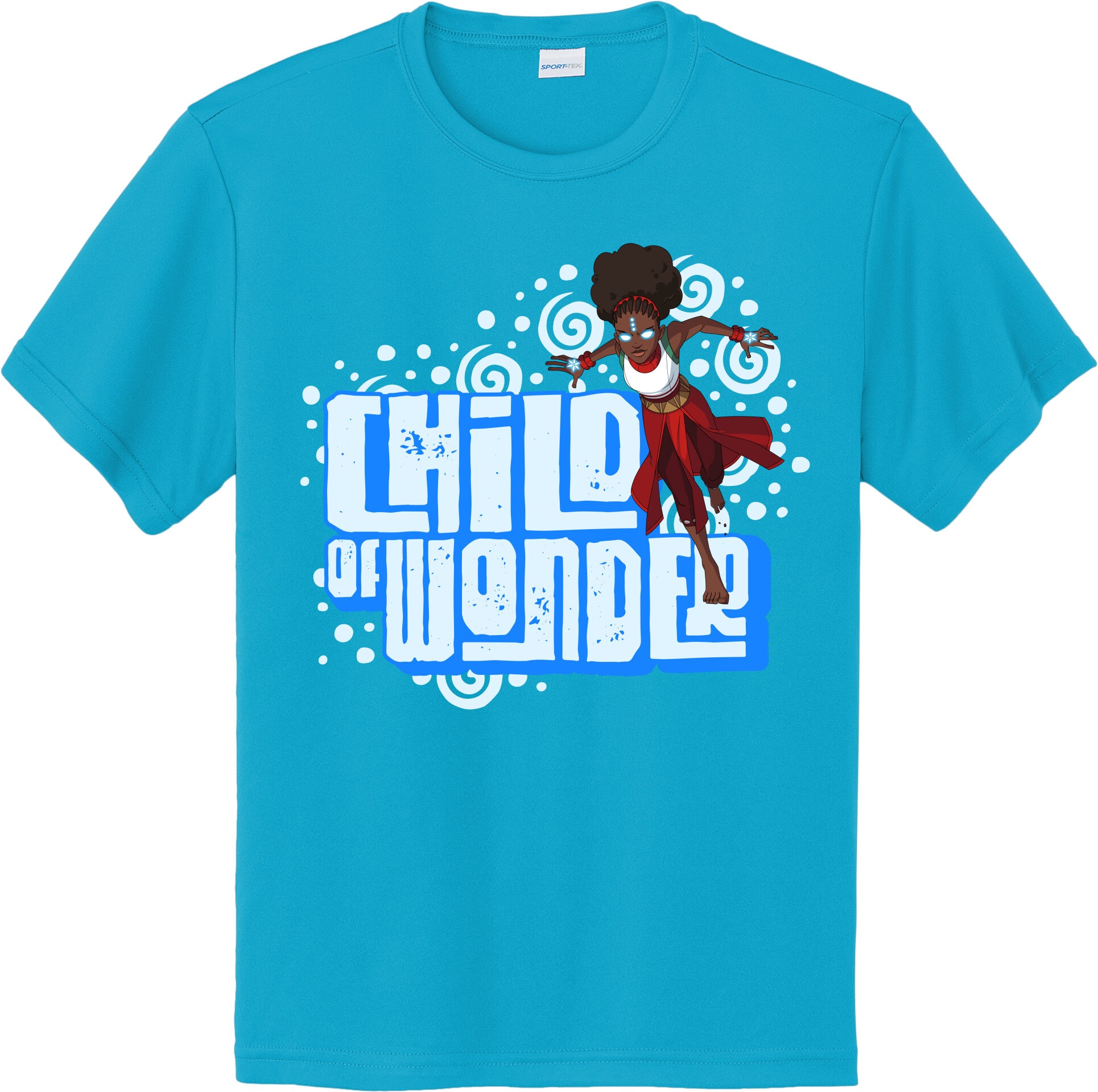 Iyanu Divine Powers Youth Performance Moisture Wicking Tee